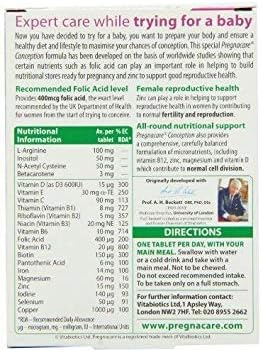 Vitabiotics (2 Pack) Pregnacare Conception 30S 2 Pack Bundle