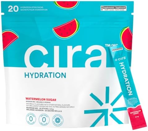 Cira Hydration Powder (45 Servings) X Alicia Mccarvell'S Electrolyte Drink Mix With Himalayan Salt For Dehydration Relief And Recovery Very Grapeful