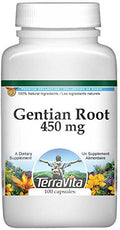 Terravita Gentian Root - 450 Mg (100 Capsules, Zin: 511297)