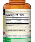 Mason Natural Vitamin B6 500Mg 60 Tabs