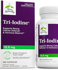 Terry Naturally Triiodine Support Thyroid Health Aids Hormone Balance With Molecular Iodine From Kelp Features Potassium Iodide & Sodium Iodide Brain & Energy Support 12.5Mg 90 Capsules