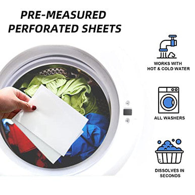 Cros Laundry Detergent Sheets 3 Pack Up To 180 Loads Fresh Linen - Great For Travel Apartments Dorms No Plastic Sustainable Biodegradable-New Liquid-Less Technology - Lightweight