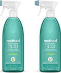 Method Foaming TUB+TILE CLEANER Eucalyptus Mint 28 Ounce 2 pack Packaging May Vary
