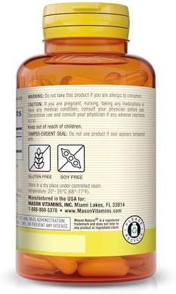 Mason Natural Cinnamon 1000 Mg Natural Dietary Supplement Capsules 100 Ea