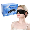 Crouvm Disposable Sleep Masks Bulk Blackout Blindfolds For Men Women Soft Eyemasks Adjustable For Sleeping Travel Yoga Light Blocking Night Eye Mask For Party Games Team Building 100 Packs