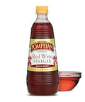 Pompeian Gourmet Red Wine Vinegar - 30 fl oz | Vinegar for Cooking - Bold and Fruity Flavor for Salad Dressings, Marinades, and Sauces