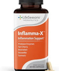 Lifeseasons Inflammax With Mobilit Inflammation Support Supplement Turmeric Boswellia & Bromelain Soothes Aches & Chronic Discomfort Reduces Swelling & Inflammatory Compounds 120 Capsules