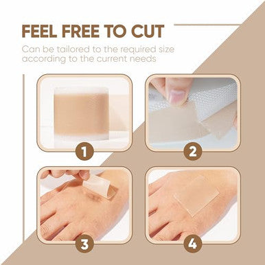 Frankos Medical Grade Silicone Scar Tape - 1.6" X 120" Roll-3M - Soft Scar Sheets For For All Scars Including C-Section, Tummy Tuck, Keloid, Acne, Burn, Injury, Surgical Scars, And More.