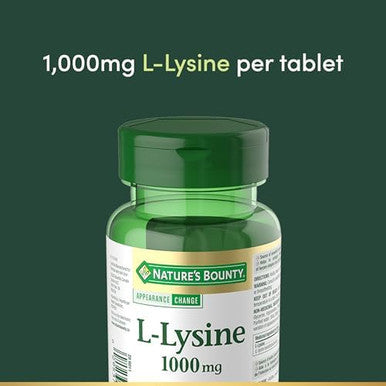 Nature's Bounty L-Lysine 1000 Mg 60 Tablets