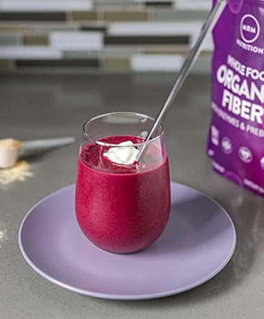 Mrm Nutrition Whole Food Organic Fiber With Enzymes + Prebiotics Insoluble + Soluble Fibers Digestive Health + Regularity 6G Fiber Per Serving 32 Servings