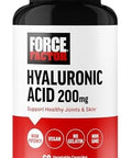 Force Factor Hyaluronic Acid Supplements Hyaluronic Acid Capsules For Joint Health And Skin Hydration Joint Health Supplement For Women And Men High Potency Vegan 60 Capsules