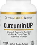 California Gold Nutrition Curcuminup 30 Fish Gelatin Softgels