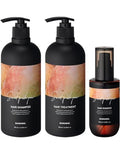 Bananal Perfumed Hair Care Trio Shampoo Treatment & Essence Damage Repair Frizz Control & Shine Botanical Oils Keratin & Amino Acids Korean Hair Scalp Sweet Fresh Pear 16.9 Fl Oz 2 + 3.38 Fl Oz