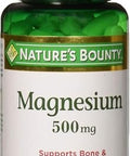 Nature'S Bounty Magnesium Oxide 500Mg 100 Tablets