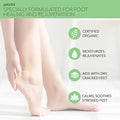Pura D'Or 16 Oz Footfocus Organic Aloe Vera Gel For Severe Cracked Heel Repair Foot Care Products - Soothes Sore Feet Extra Strength Feet Care - Vitamin E Peppermint Tea Tree & Eucalyptus Oil