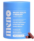 O Positiv Meno Brain Health Memory Support Capsules Daily Support For Cognitive Performance Concentration & Healthy Brain Aging With Phosphatidylserine Creatine Sage Leaf & Huperzine A 30 Servings