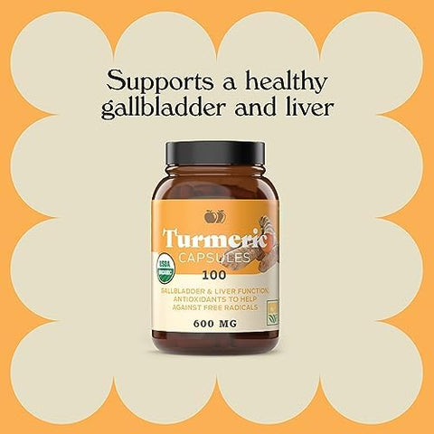 Complete Natural Products Turmeric 100 Capsules & Uric Acid Complete 16Oz Bundle