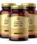 Solgar Megasorb Coq-10 600 Mg 30 Softgels (Pack Of 3) - Promotes Nervous System Health - Coenzyme Q10 Supplement - Enhanced Absorption - Gluten Free Dairy Free 90 Total Servings
