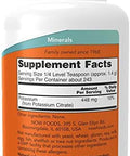 Now Foods Supplements Potassium Citrate Powder Supports Electrolyte Balance And Normal Ph Essential Mineral 12Ounce