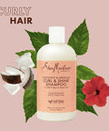 Shea Moisture Shampoo And Conditioner Set Coconut & Hibiscus Curl & Shine Curly Hair Products With Coconut Oil Vitamin E & Neem Oil Provides Frizz Control 13 Fl Oz Ea