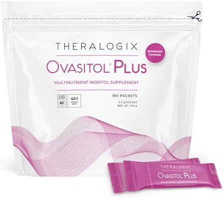 Theralogix Ovasitol Plus Canister Metabolic Health Supplement Myoinositol & Dchiro Inositol+Chromium Picolinate+Alphalactalbumin & Vitamin D