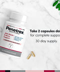 Penetrex Clinically Studied Magnesium Glycinate Supplement For Joint Muscle & Nerve Support - Comfort In 5 Days With Advanced Boswellia Serrata Extract Vitamin D B C (60 Count 1 Month Supply)