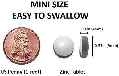 Zinc (As Zinc Gluconate) 25 Mg, 100 Mini Size Easy To Swallow Tablets ÃƒÂ¢Ã¢â€šÂ¬Ã¢â‚¬Å“ Immune Support, Essential Mineral Antioxidant, Healthy Living, Gluten Free, Cgmp Compliant, Made In Usa