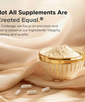Codeage Creatine Collagen Peptides - Creatine Monohydrate Powder Supplement Wild-Caught Marine Collagen Biotin Magnesium Vitamin C Hyaluronic Acid - Vanilla Flavored - Non-Gmo 15 Oz