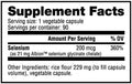 Nutrabio Selenium Supplement 200mcg - 90 Vegetable Capsules