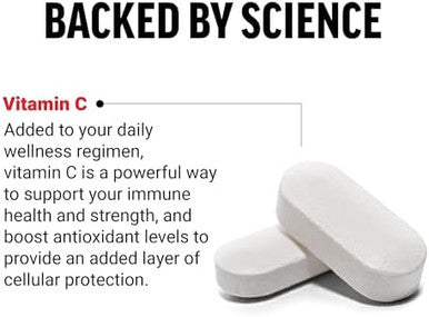 Force Factor Vitamin C 1000Mg Immune Support Supplement, Vitamin C Supplement Immunity Vitamins Plus Antioxidant Support, Premium Quality, Vegan, 60 Vitamin C Tablets