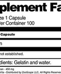 Terravita Fava Bean - 450 Mg (100 Capsules, Zin: 520072)