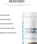 Revive Md Mushroom Powder Chocolate - Mushroom Supplement Supports Focus Cognitive Immune & Brain Health With A Blend Of Lion'S Mane Reishi Chaga Shiitake & Maitake - Gluten- - 30 Servings