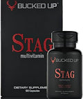 Bucked Up Stag Multivitamin - Men - Full Spectrum Vitamin Formula - Vitality Immunity And Muscle Function (60 Capsules)