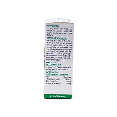 Arkopharma Organic Essential Oil Noble Laurel (Laurus Nobilis) n16 5ml