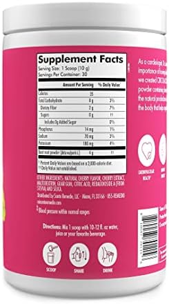 Santo Remedio Circulacion Plus Nutritional Supplement Beets Extract Superfood For Circulation And Heart Energy & Stamina Supports Nitric Oxide And Circulation Cherry Flavor 30 Servings Vegan