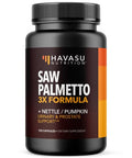 Havasu Nutrition Saw Palmetto Supplement With Stinging Nettle And Pumpkin Seed Extract - Advanced 3X Formula - Dht Blocker Urinary Health And Prostate Support For Mens Health - Vegan Non-Gmo Capsules 2 Month Supply