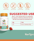 Maryruth'S Multivitamin Gummies For Teens Vitamin D3 A C E B6 B12 Zinc Iodine Biotin Immunity Tissue Vision & Skin Health Vegan Non-Gmo Sugar Free Gluten Free 60 Count
