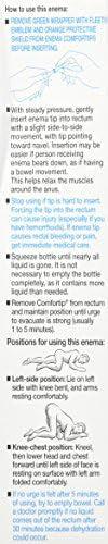 Fleet Laxative Saline Enema For Constipation 4.5 Fl Oz
