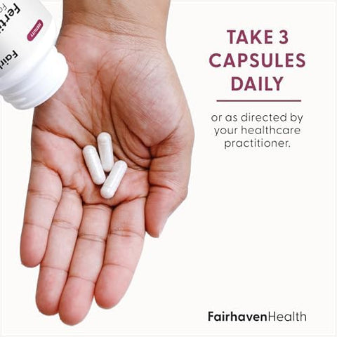 Fairhaven Health Fertilecm Fertility Supplement For Women Capsules Fertile Cervical Mucus Ovulation Cycle Includes Larginine Nacetylcysteine Grape Seed Extract And Vitamin C 90 Capsules