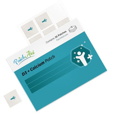 D3/Calcium Topical Patch By Patchaid 30Day Supply (Pack Of 2)