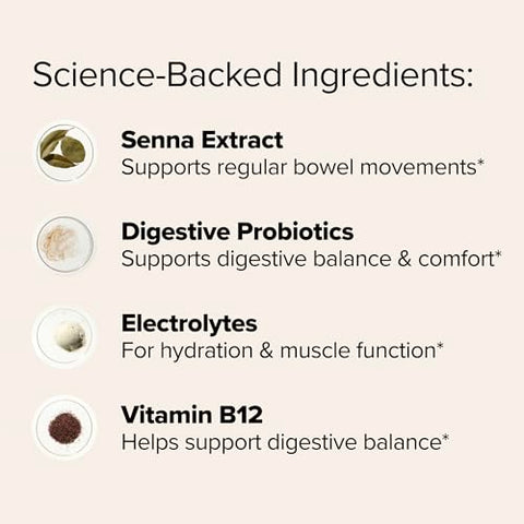 O Positiv Uro Colon Cleanse 7-Day Probiotic Routine For Healthy Bowel Movements & Relief From Occasional Constipation With Probiotics Senna Extract Marshmallow Extract Magnesium Oxide 14 Servings