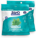 ZAND Immunity Menthol Throat Lozenges 2 Pack GoodforYou Dry Mouth Lozenges Immune Support Supplement w/Menthol Zinc 5mg Slippery Elm Soothe a Dry Throat Natural Flavor Gluten 50ct ea