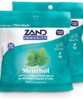 Zand Immunity Menthol Throat Lozenges 2 Pack - Good-For-You Dry Mouth Lozenges - Immune Support Supplement W/Menthol Zinc 5Mg Slippery Elm Soothe A Dry Throat Natural Flavor Gluten 50Ct Ea