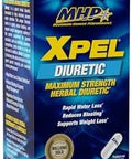 Maximum Human Performance Xpel Maximum Strength Diuretic Water Pills For Water Retention Relief Weight Loss Support With Vitamin B6 Potassium Dandelion Root 80 Capsules