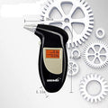 Greenwon Battery Powered Breathalyzer Keychain Digital Alcohol Tester Detector Breath Analyzer Audible Alert Portable With Lcd Display And Mouthpiece Personal Use G/Black '