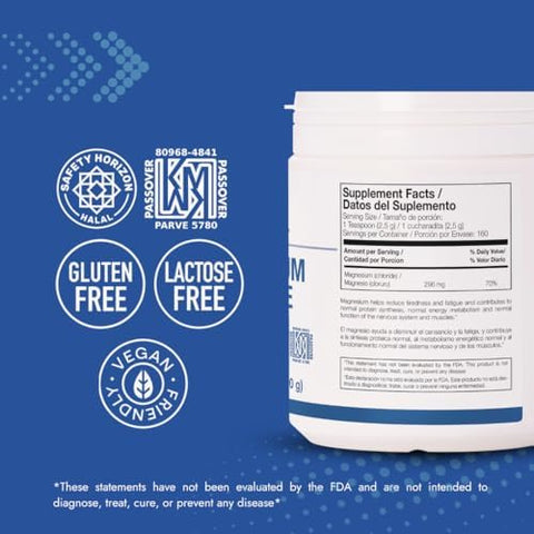2 Pack Ana Maria LaJusticia Magnesium Chloride 400g Ideal for Old People Recharge Your Energy Supplement Strengthens Energy Spain