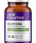 New Chapter Magnesium Selenium Zinc Supplement For Active Bodies Bounce Back After Exercise With Muscle Support Minerals + Hydrating Electrolytes 325 Mg Magnesium In One Daily Tablet 30 Count