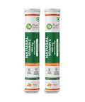 Pure Nutrition Vitamin C & Zinc 40 Effervescent Tablets (20 X 2) Orange Flavour 1000Mg Amla Extract Supports Skin Immunity & Daily Wellness For Men & Women