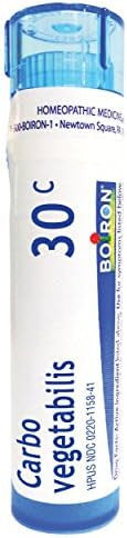 Boiron Homeopathic Medicine Carbo Vegetabilis 30C Pellets 80Count Tubes (Pack Of 5)