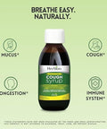 Herbion Naturals Sugar Cough Syrup With Stevia 5 Fl Oz Relieve Cough And Soothes Sore Throat Optimizes Immune For Bronchial & Lung Function